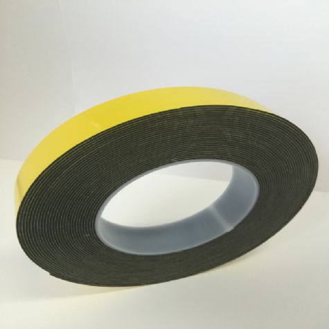 Black two sided shop tape